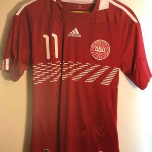 Nicklas Bendtner Adidas Denmark Jersey M Arsenal